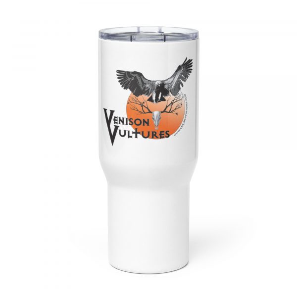 Travel mug with a handle